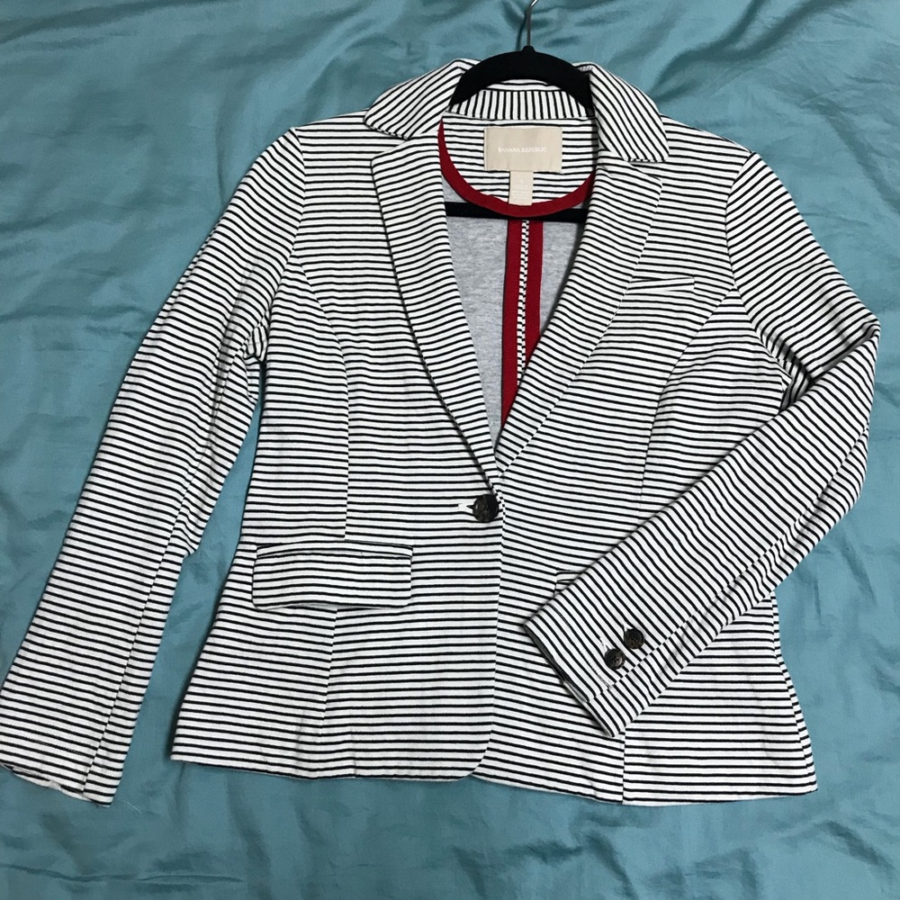 BANANA REPUBLIC Jersey cotton blazer